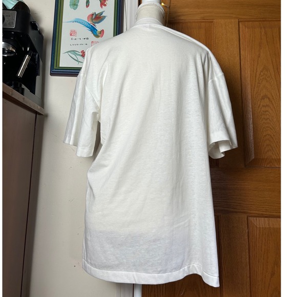 Vintage Champ Grenada W.I. Floral‎ Graphic T-Shirt Caribbean Souvenir Medium - Picture 2 of 6